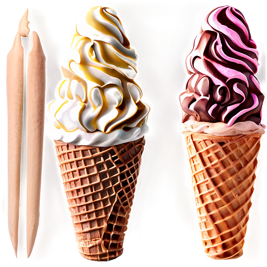 3d Ice Cream Cone Png 05252024 PNG Image