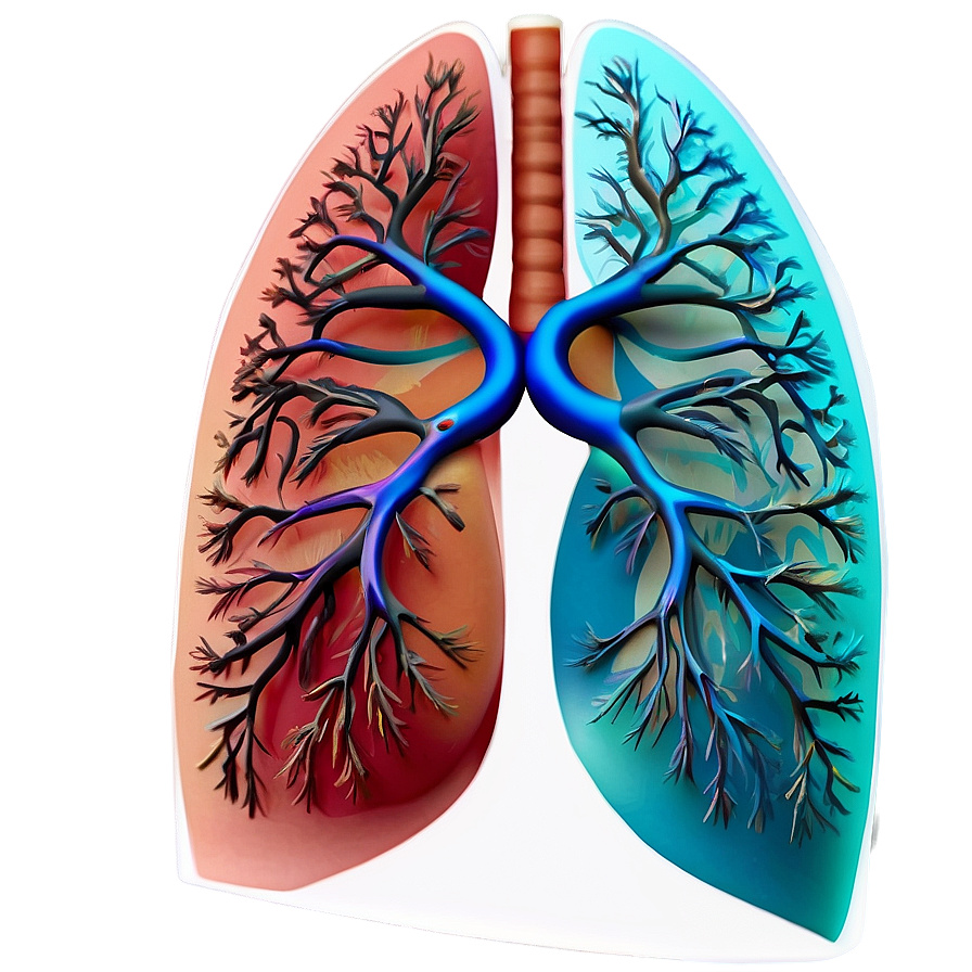 3d Lung Model Png Mym86 PNG Image