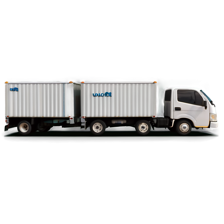 3d Mail Transport Truck Png Way PNG Image