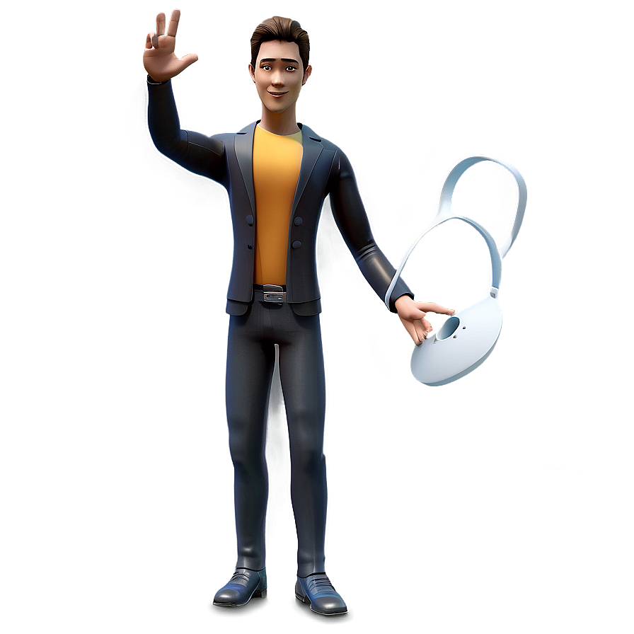 3d Man Avatar Png Krl PNG Image