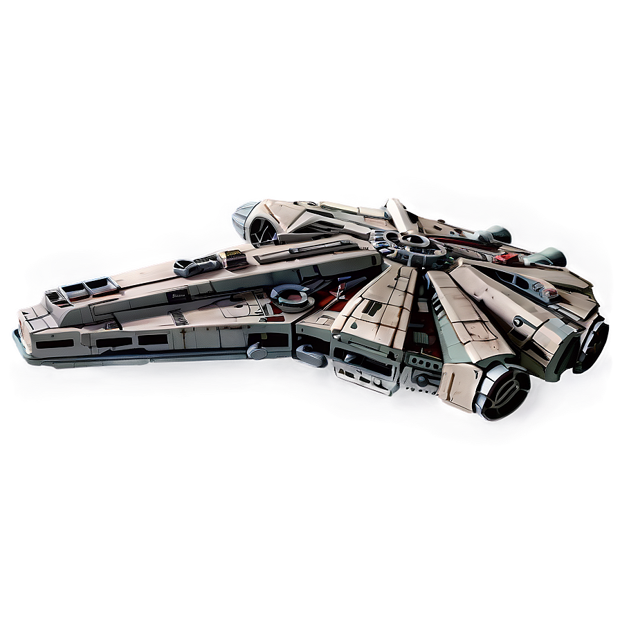 3d Millennium Falcon Png 45 PNG Image