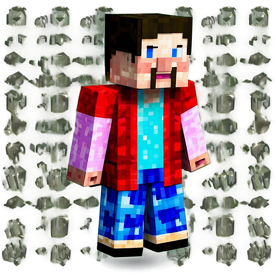 3d Minecraft Characters Png Evm24 PNG Image