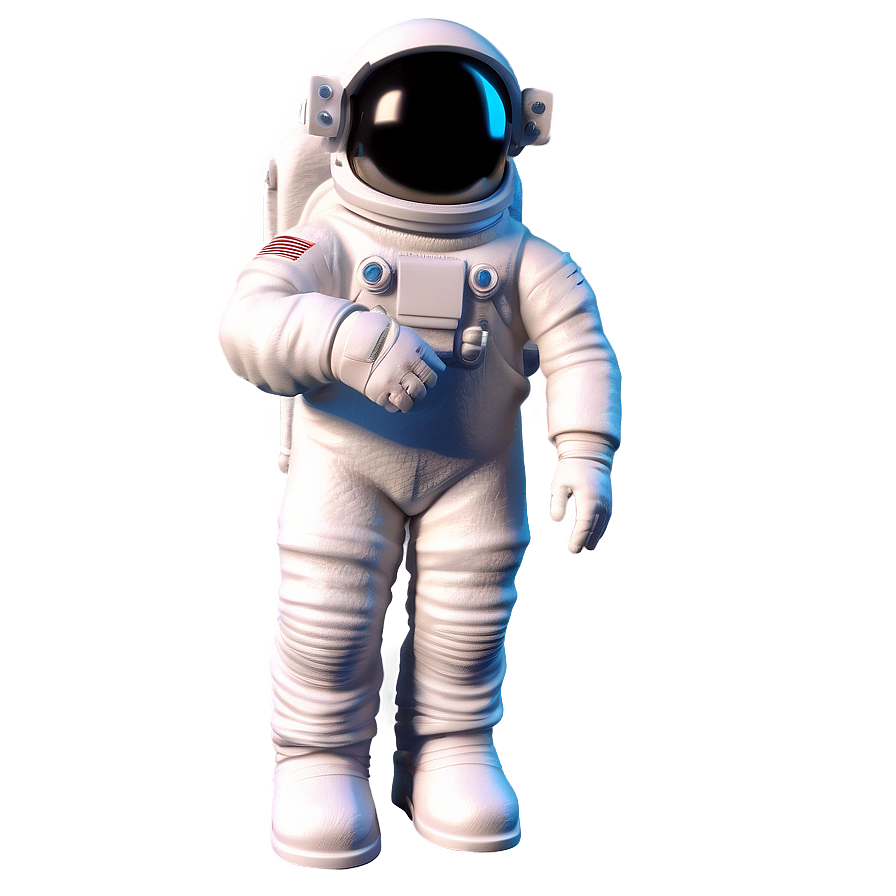 3d Model Astronaut Png Dfj98 PNG Image