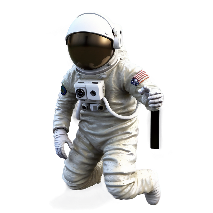 3d Model Astronaut Png Qod PNG Image