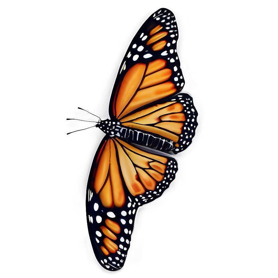 3d Monarch Butterfly Png Yfq99 PNG Image