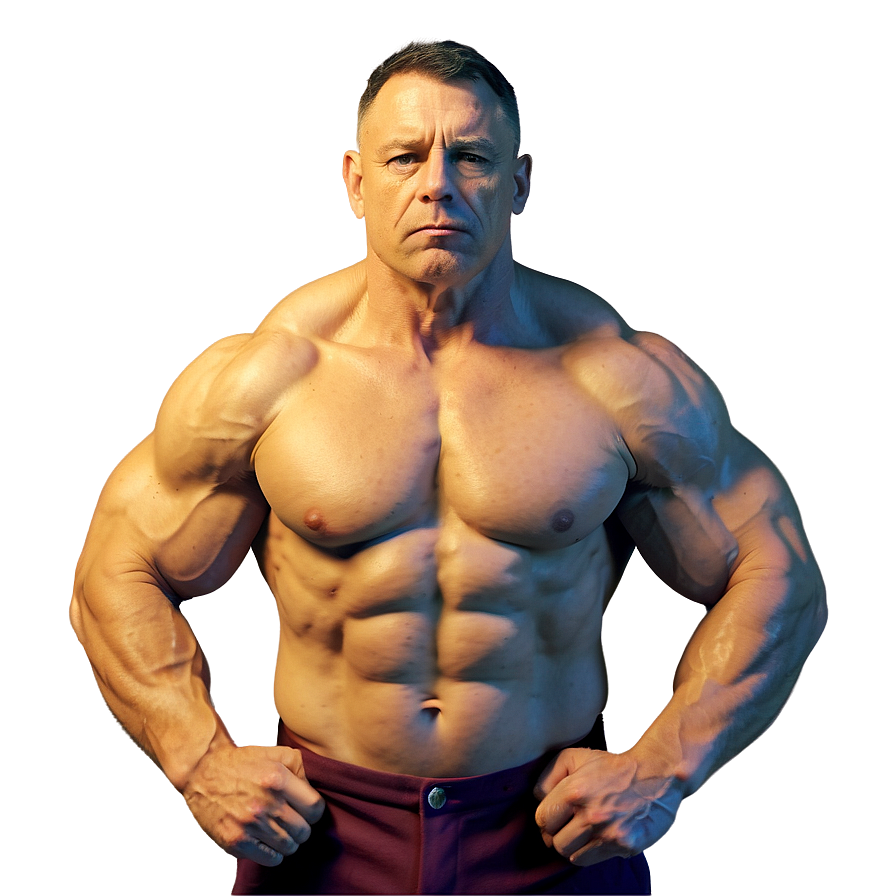 3d Muscle Man Png Wxa PNG Image