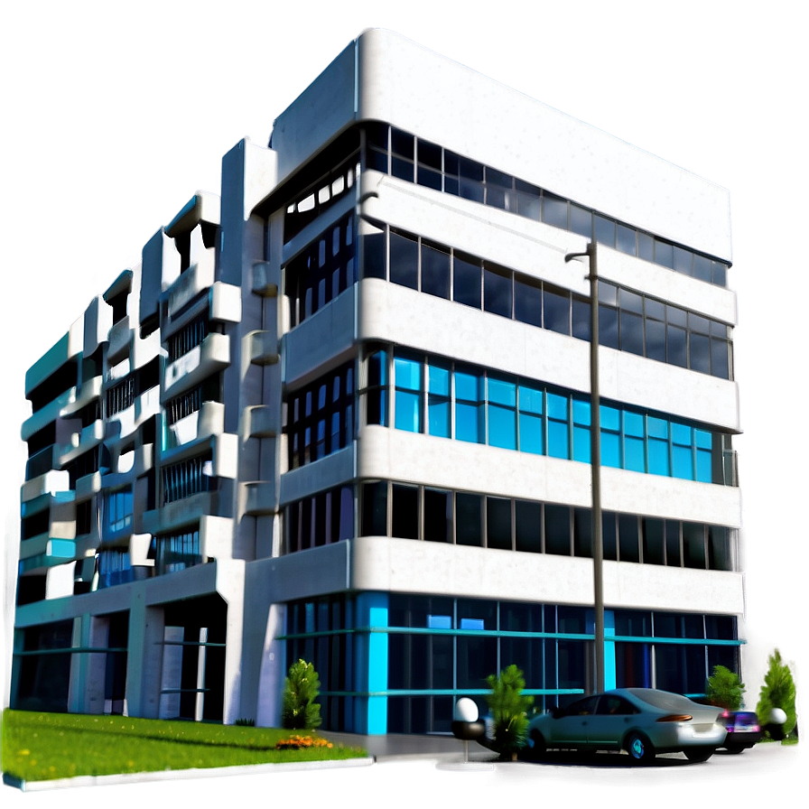 3d Office Building Png Lsl45 PNG Image