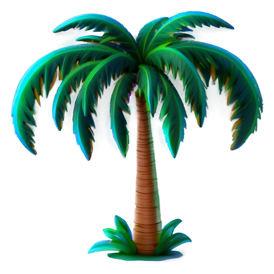 3d Palm Tree Emoji Png 06272024 PNG Image