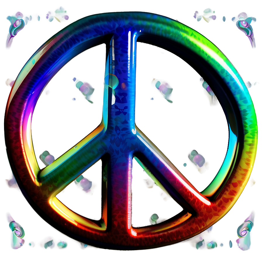 3d Peace Sign Png 05252024 PNG Image