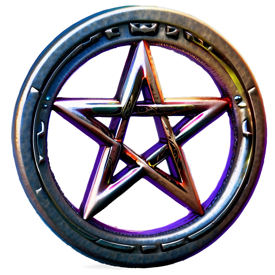 3d Pentagram Model Png 05232024 PNG Image