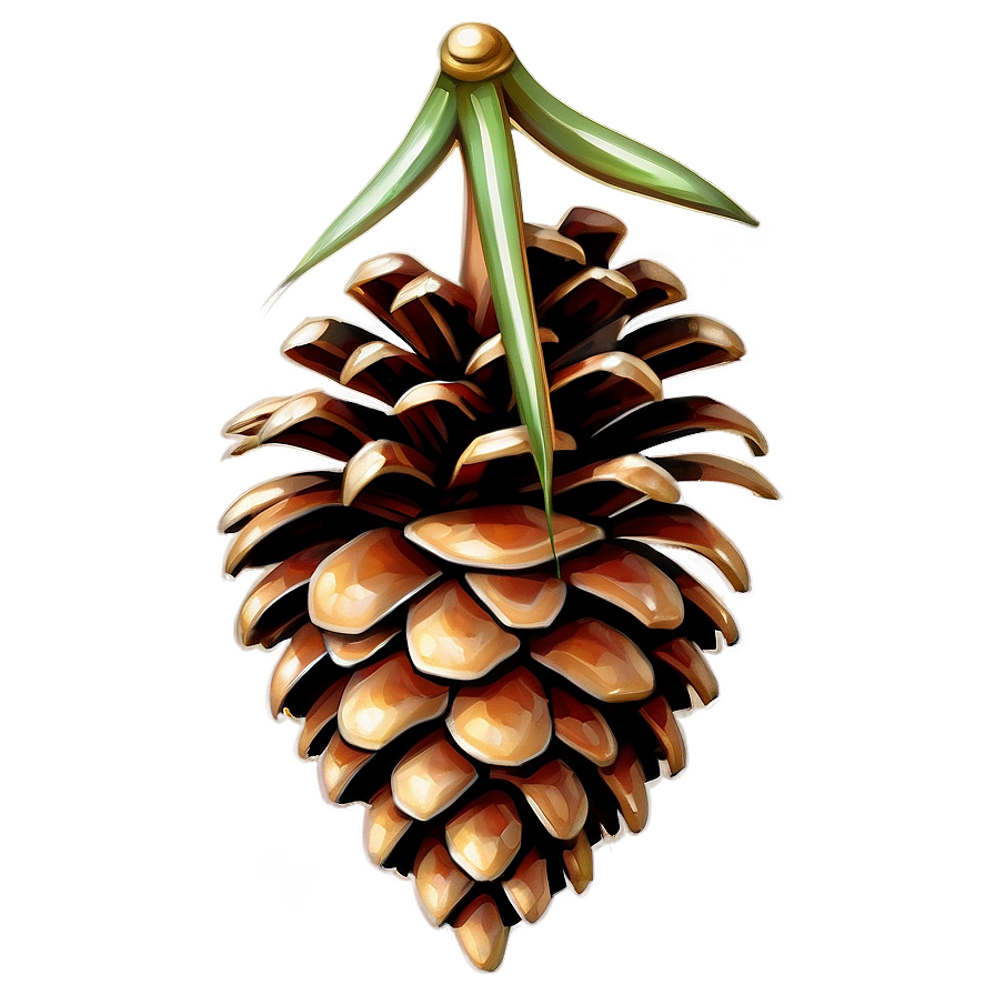 3d Pine Cone Png 06202024 PNG Image