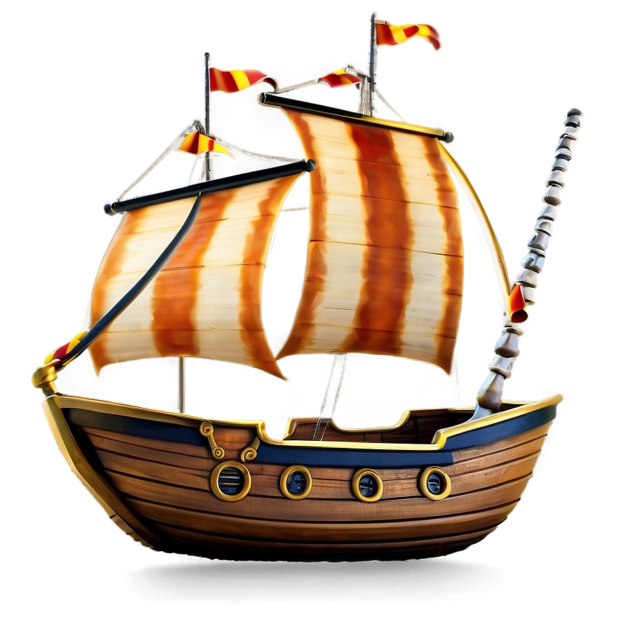 3d Pirate Ship Png Pki PNG Image