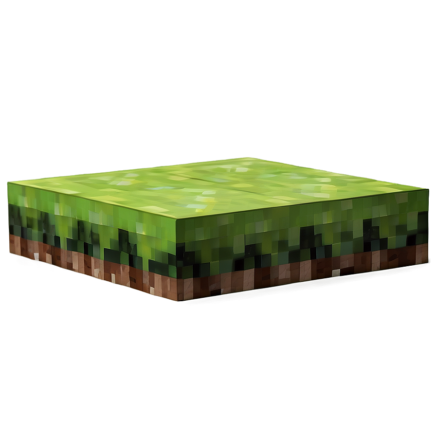 3d Render Minecraft Grass Block Png 97 PNG Image