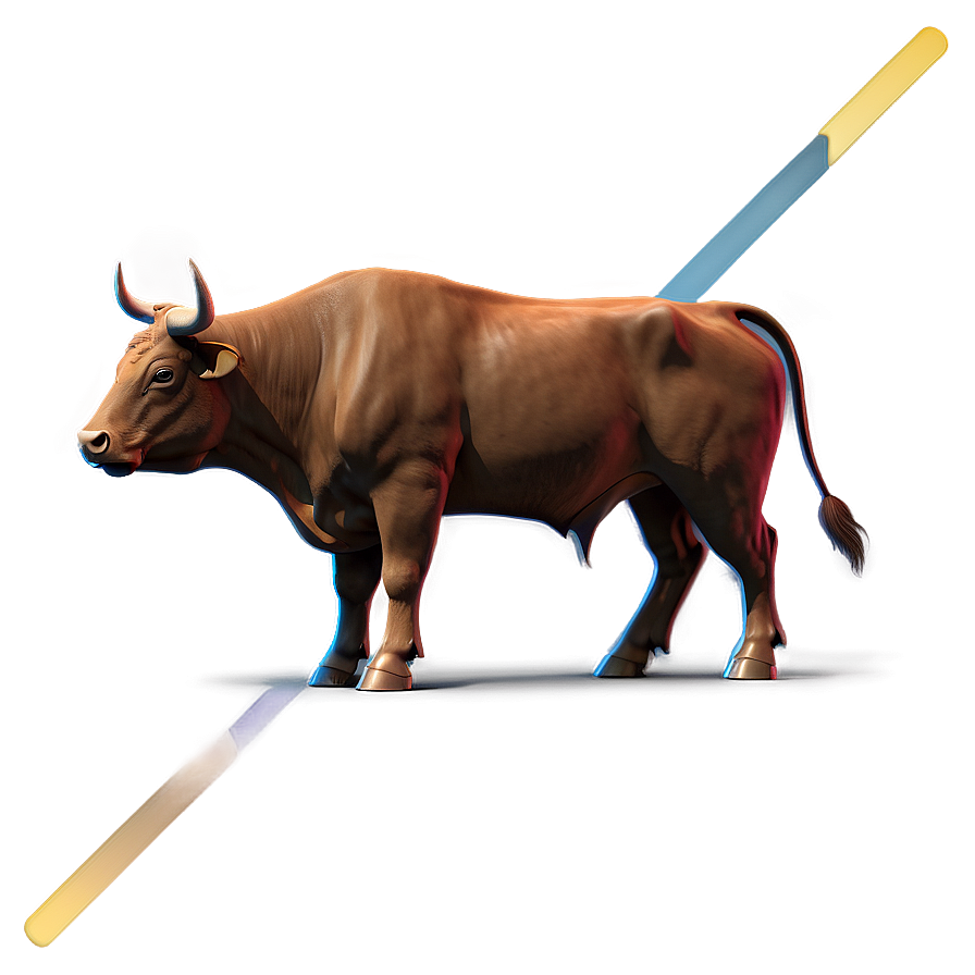 3d Rendered Bull Png Bsr15 PNG Image