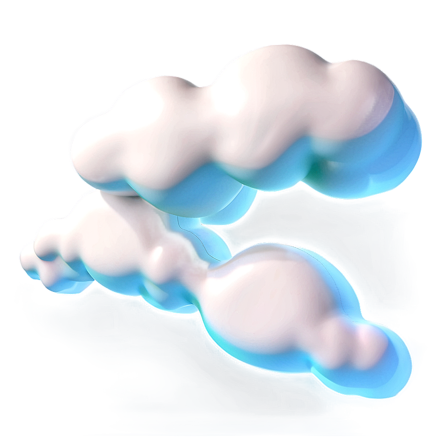 3d Rendered Cloud Png Teh53 PNG Image