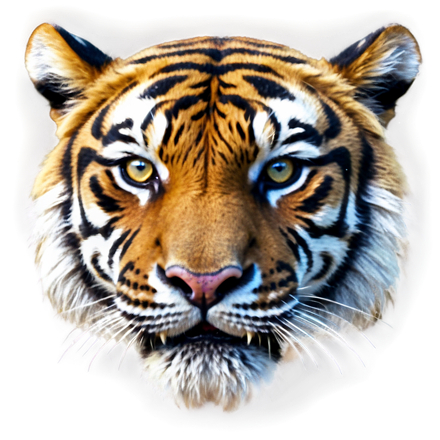 3d Rendered Tiger Face Png Qhc17 PNG Image