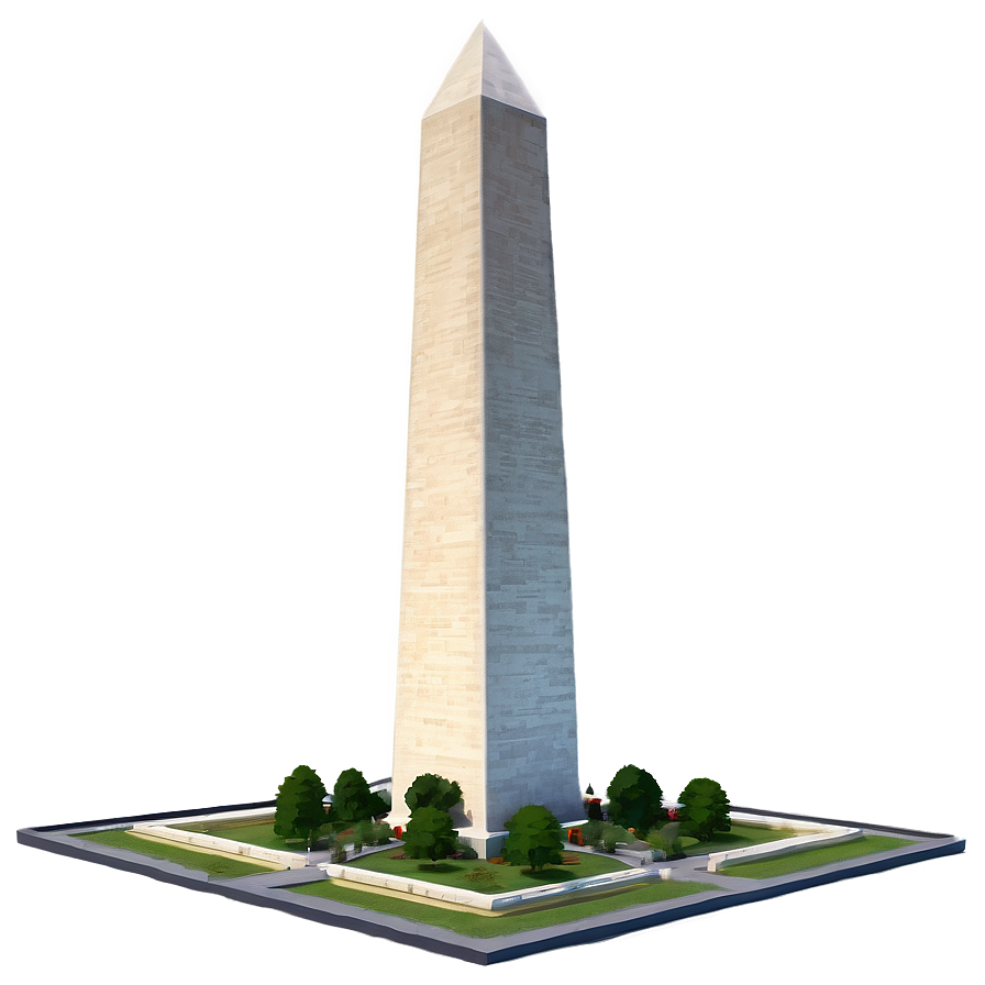 3d Rendered Washington Monument Png Kea PNG Image