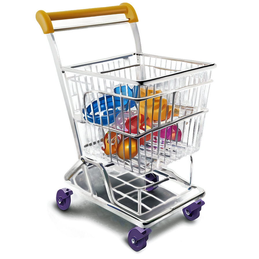 3d Shopping Cart Png 45 PNG Image