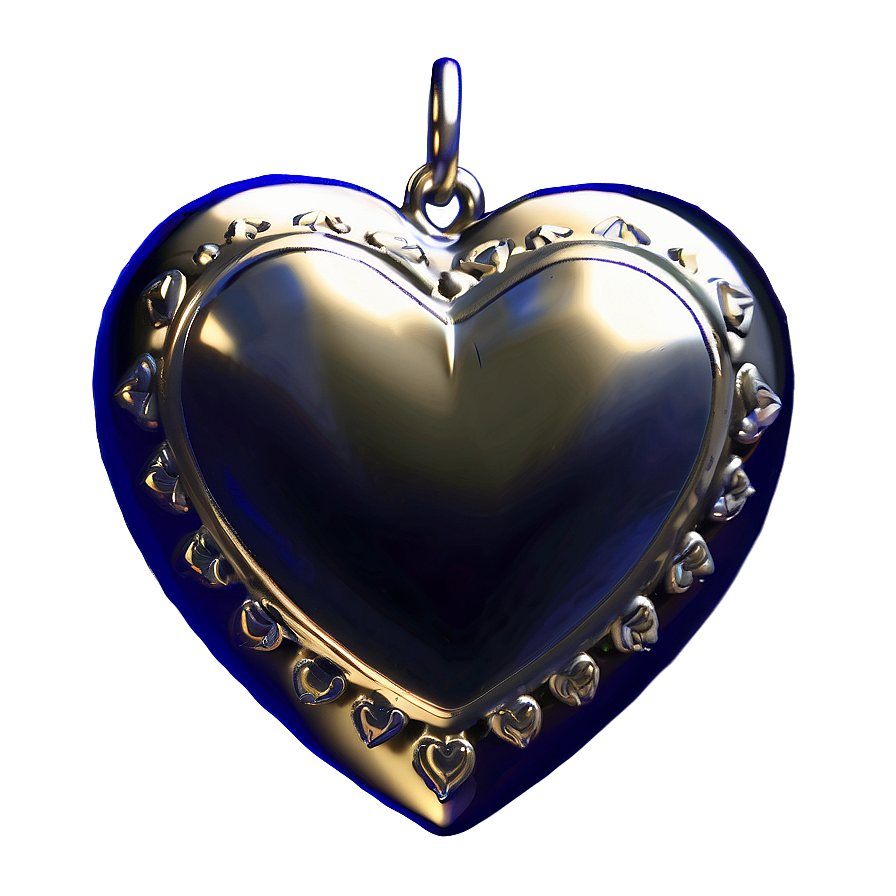 3d Silver Heart Png Toa18 PNG Image