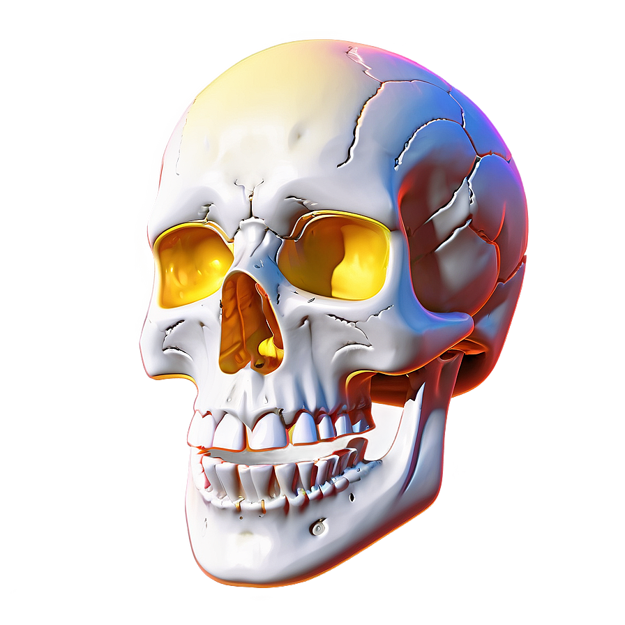 3d Spinning Skull Png 06212024 PNG Image