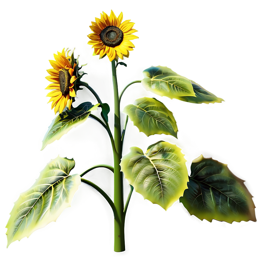 3d Sunflower Transparent Png 05262024 PNG Image