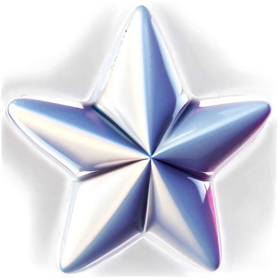 3d White Star Png 05042024 PNG Image