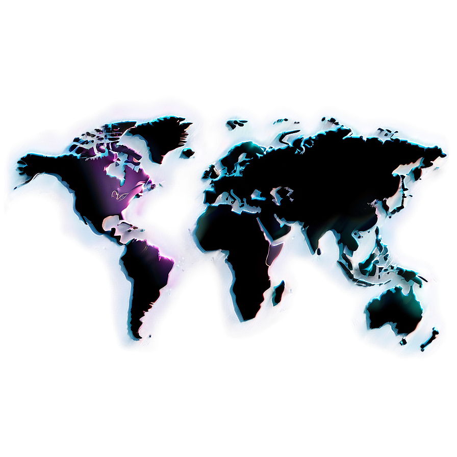 3d World Map Png 05212024 PNG Image