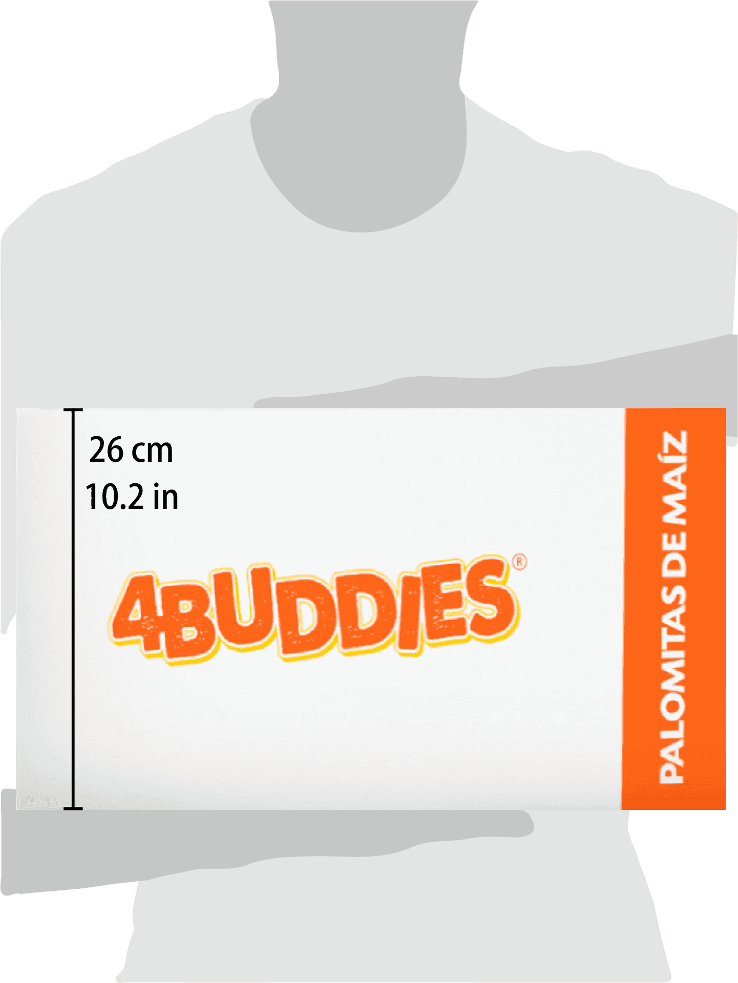 4 Buddies Popcorn Shirt Mockup PNG Image