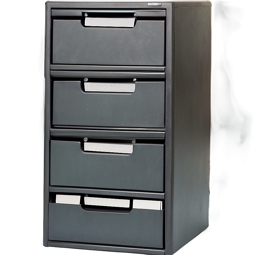 4 Drawer Filing Cabinet Png Pvg PNG Image