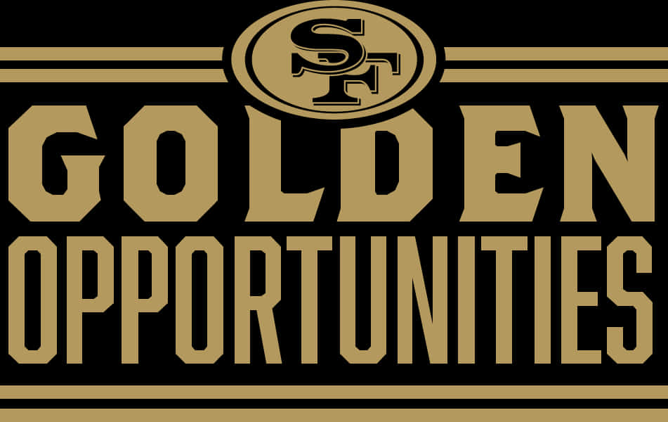 49ers Golden Opportunities Logo PNG Image