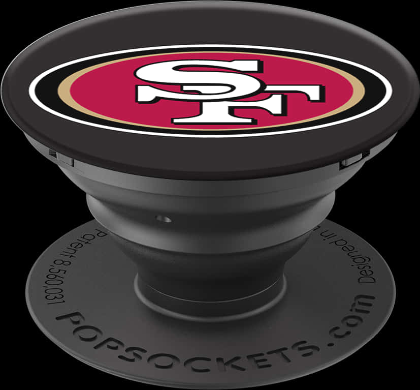 49ers Logo Pop Socket PNG Image