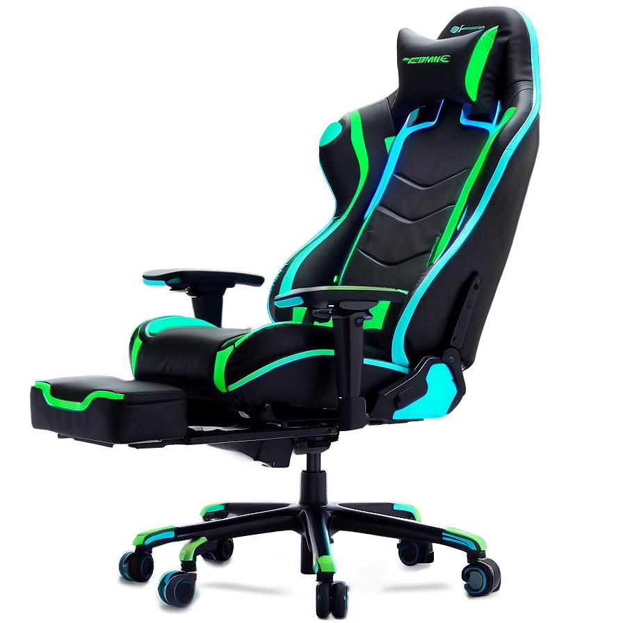 4d Armrest Gaming Chair Png Ymk33 PNG Image