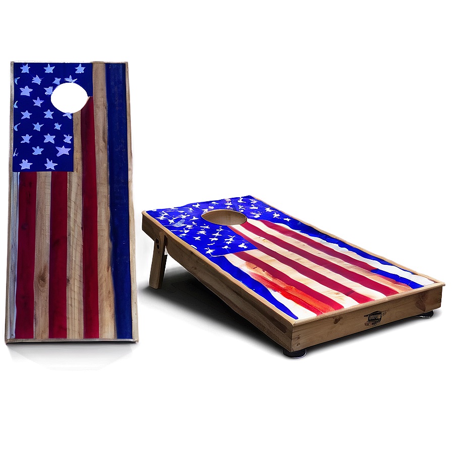 4th Of July Cornhole Game Png Hpi PNG Image