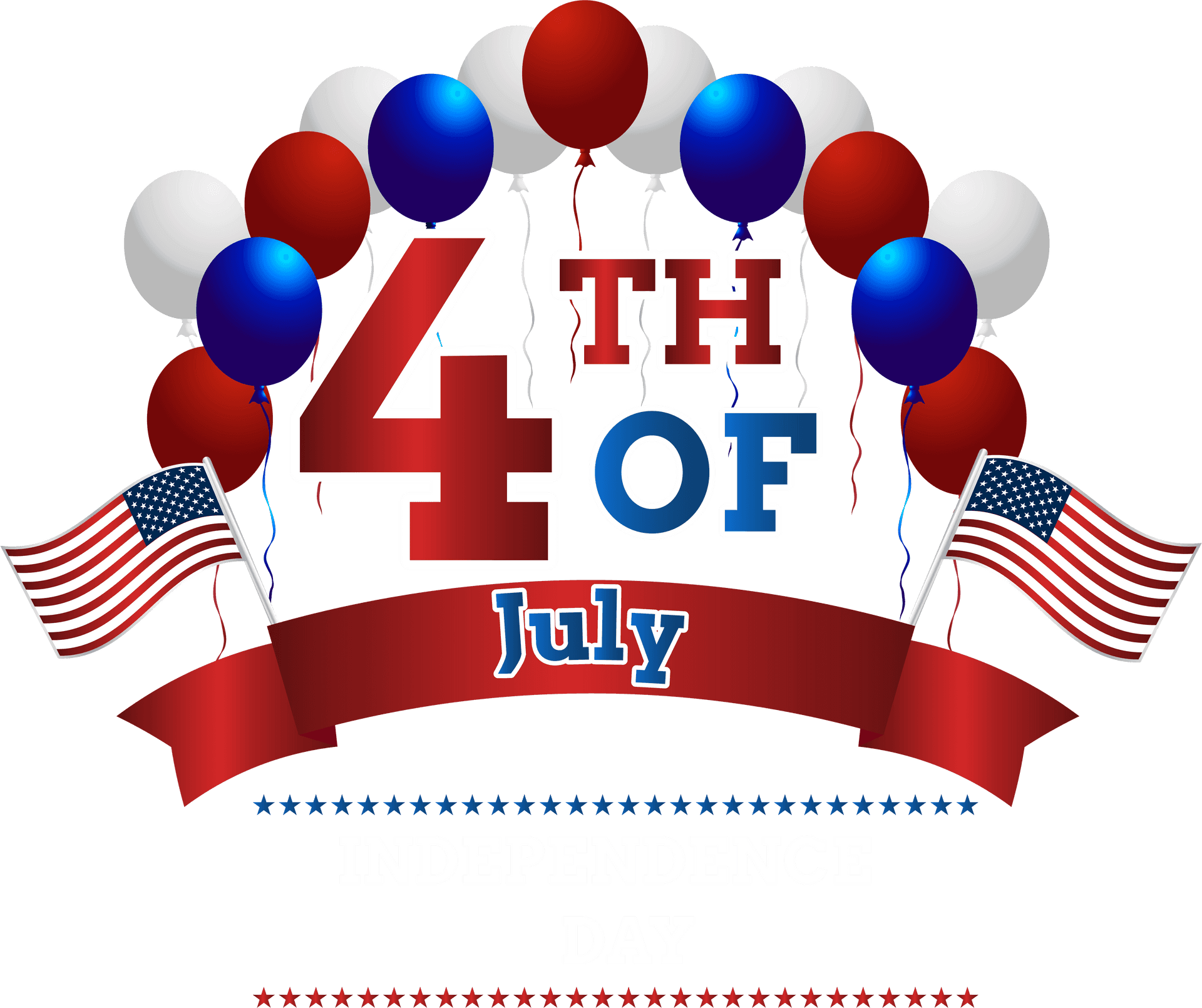 4thof July Celebration PNG Image