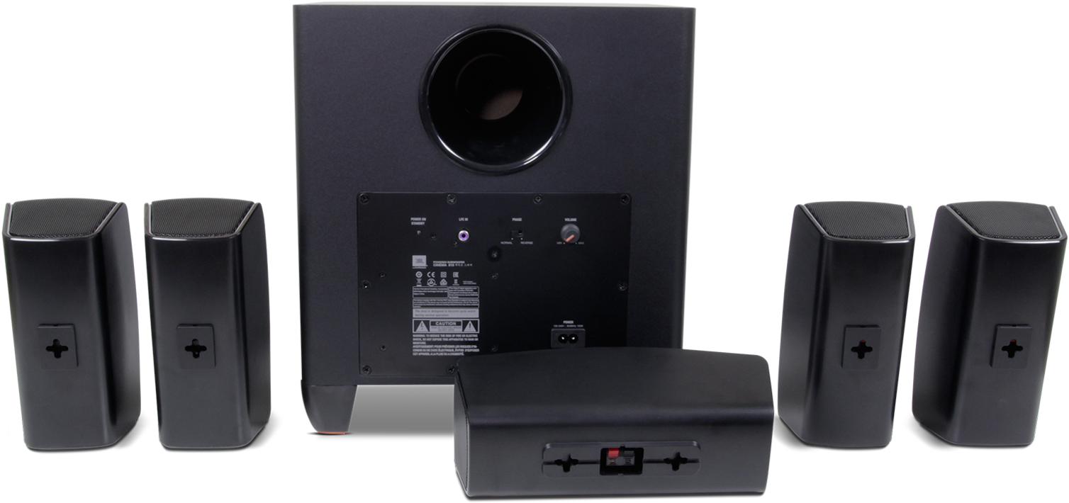 5.1 Channel Home Theater Speaker System PNG Image