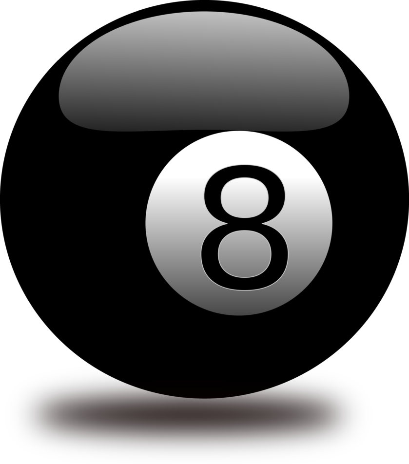 8 Ball Pool Black Ball Graphic PNG Image