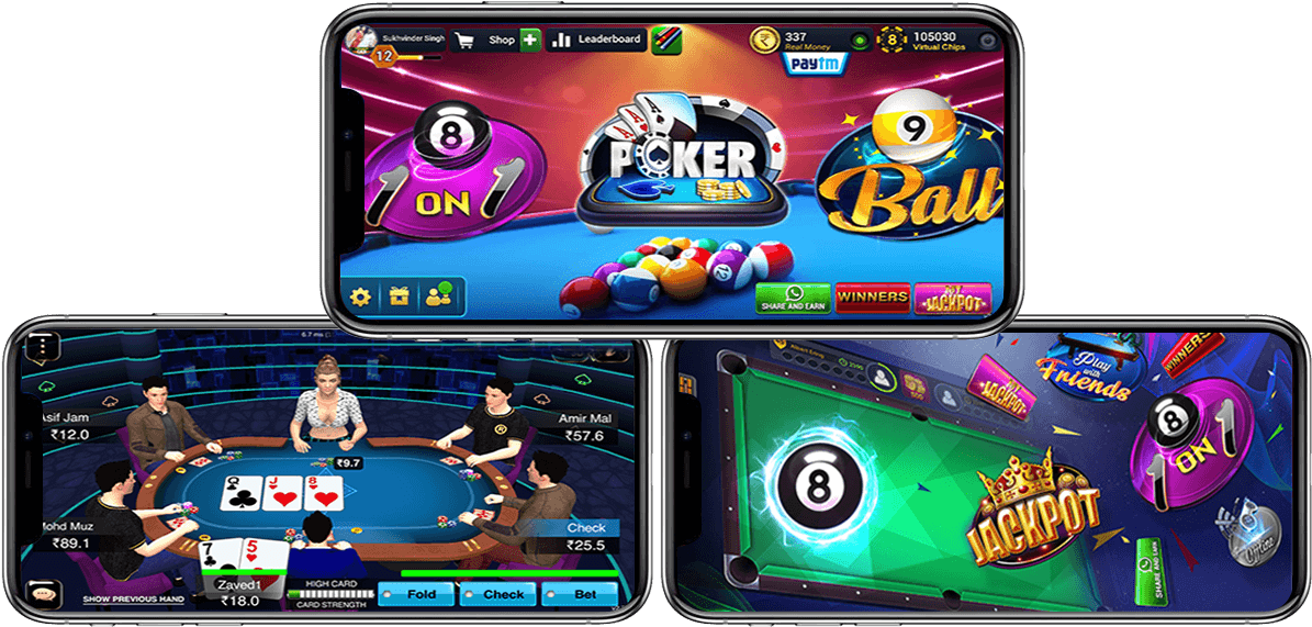 8 Ball Pool Game Screenshots PNG Image