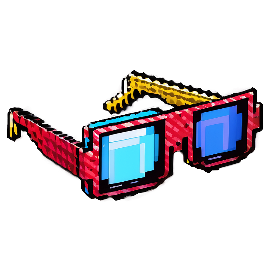 8-bit Sunglasses Png 06132024 PNG Image