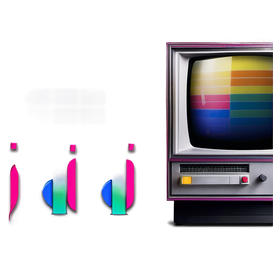 80s Tv Commercial Icons Png Njk75 PNG Image