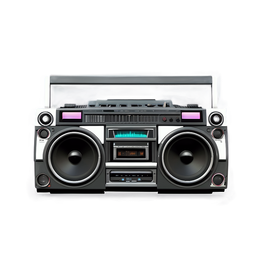 90s Boombox Png Ntc57 PNG Image