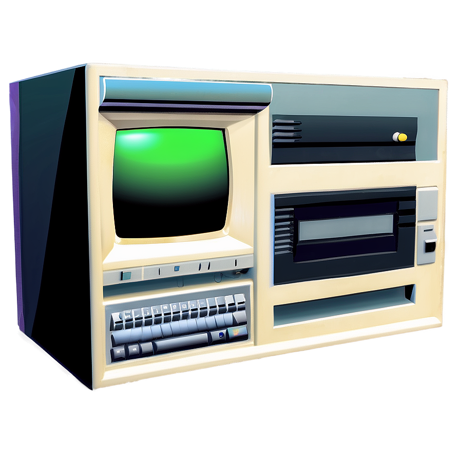 90s Computer Clip Art Png 06252024 PNG Image