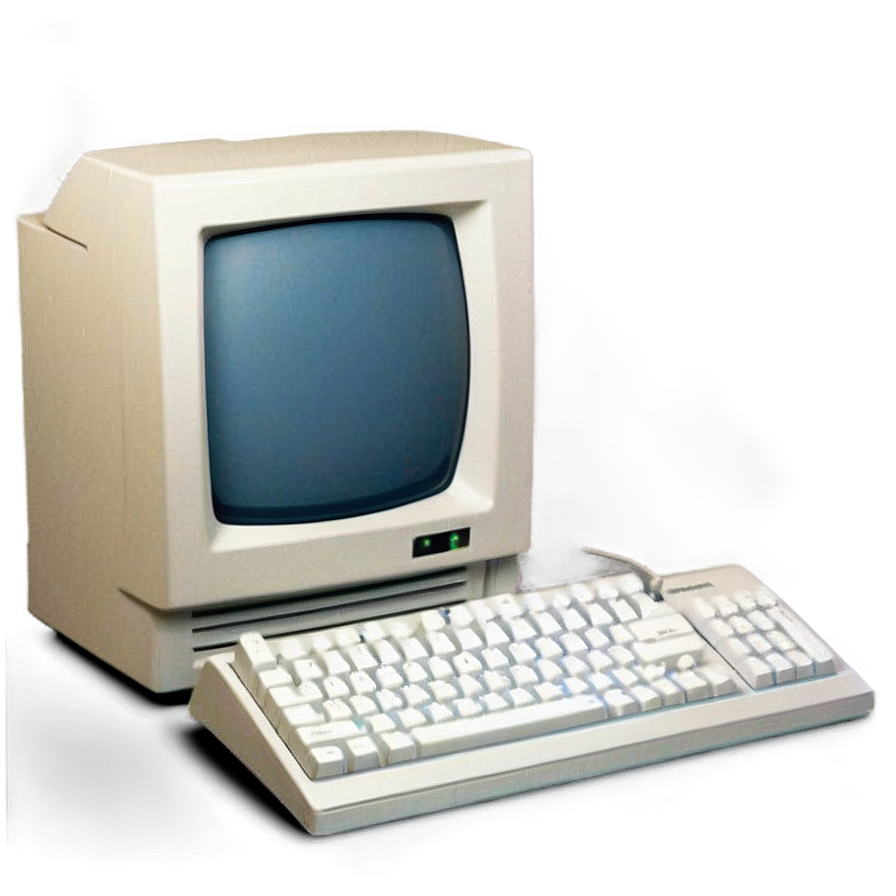 90s Computer Geek Setup Png Gkm PNG Image