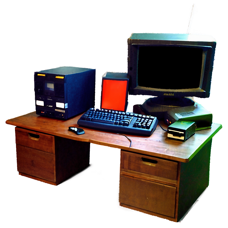 90s Computer Lan Party Setup Png 06252024 PNG Image