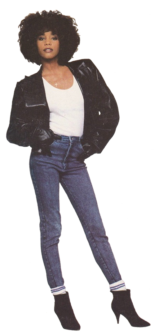 90s Fashion Icon Pose PNG Image