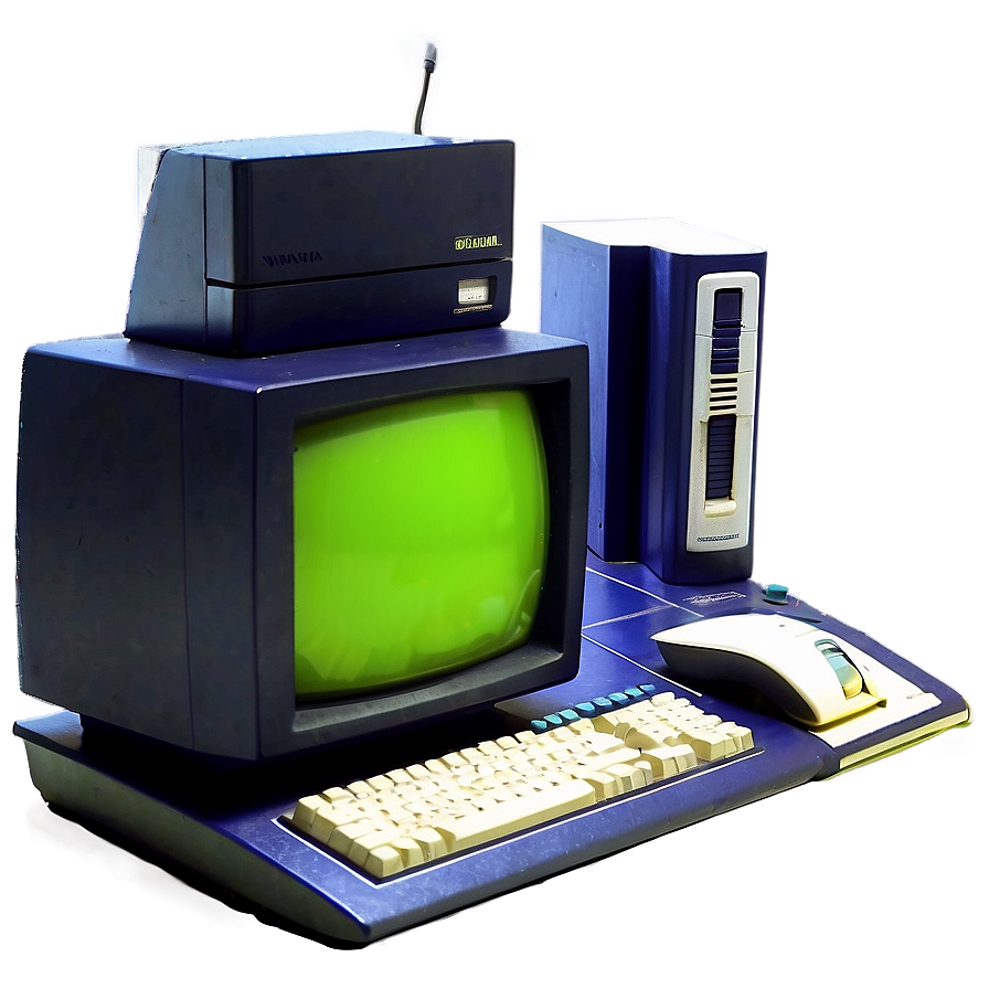 90s Home Office Computer Png Doj PNG Image