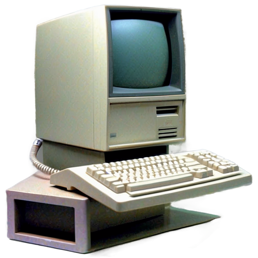 90s Home Office Computer Png Mfj PNG Image