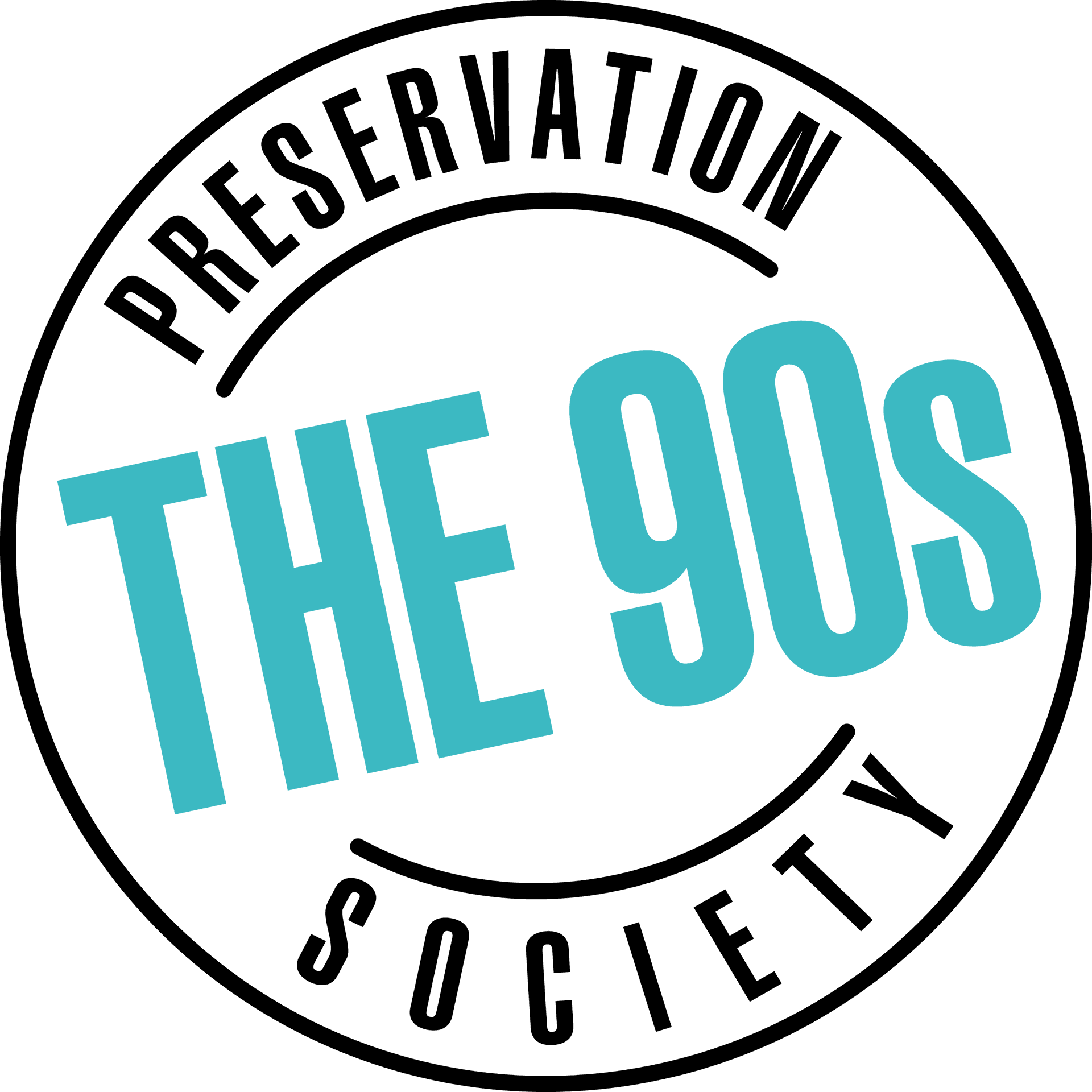 90s Preservation Society Logo PNG Image