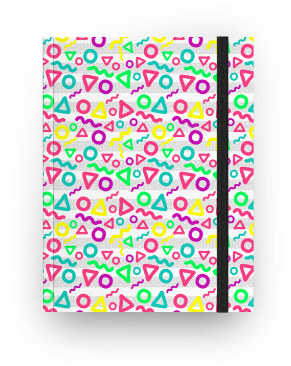 90s Style Pattern Binder PNG Image