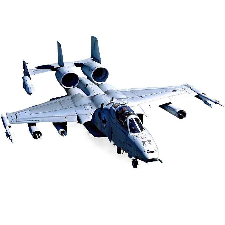 A-10 Combat Warthog Png Mer PNG Image