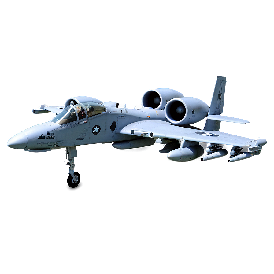 A-10 Warthog Fighter Plane Png Olj81 PNG Image